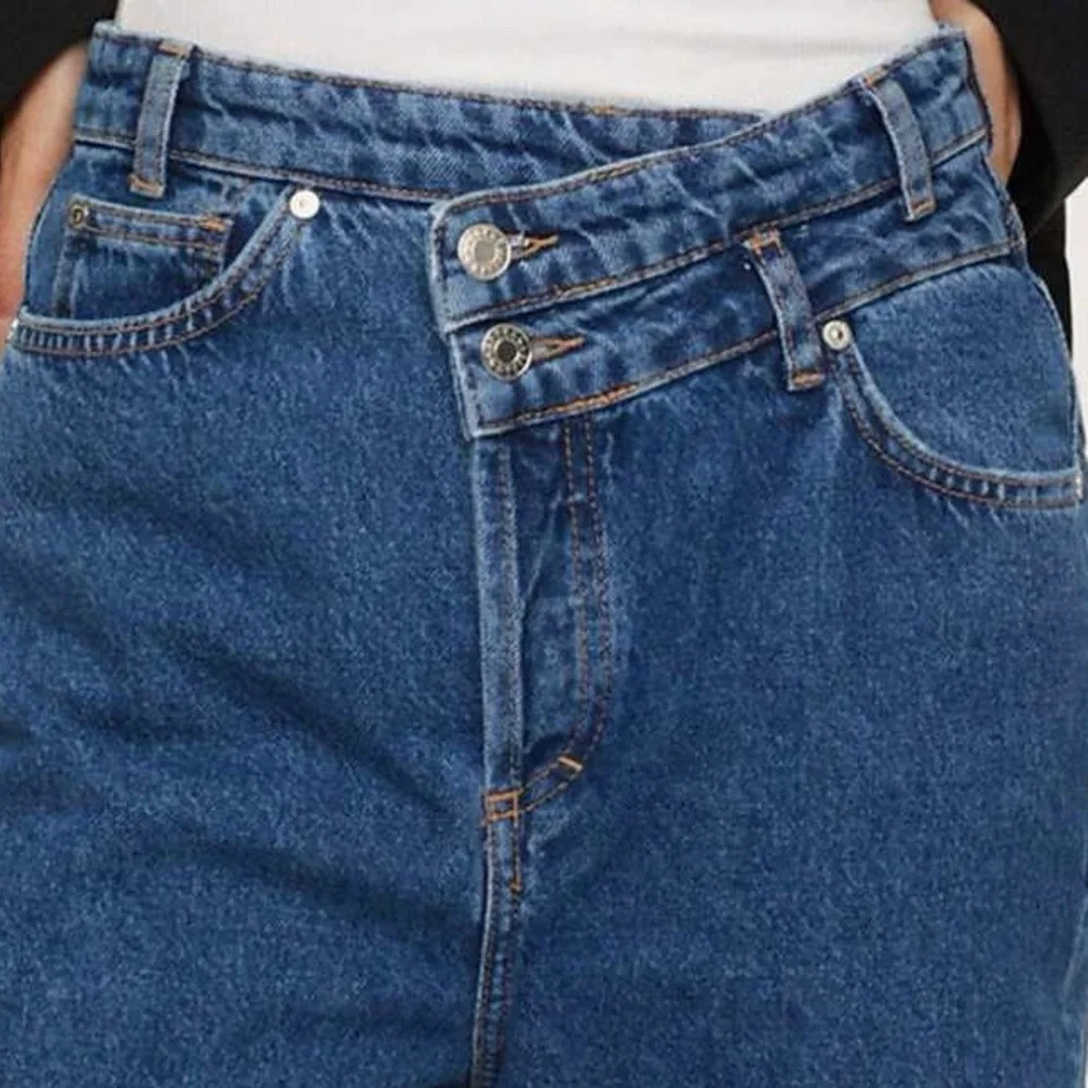 MNG Denim Blue Straight Leg Women's Jeans - Picture 4 of 10